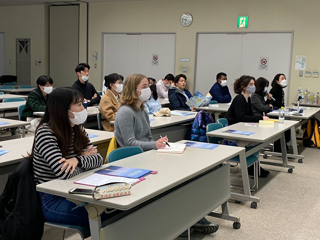 Participants listening